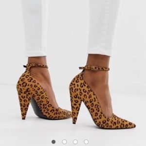 ASOS Producer Premium Leather High Heeled Pumps